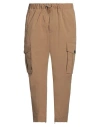 Dsquared2 Man Pants Camel Size 32 Cotton, Elastane In Beige