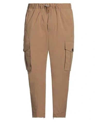 Dsquared2 Man Pants Camel Size 32 Cotton, Elastane In Beige
