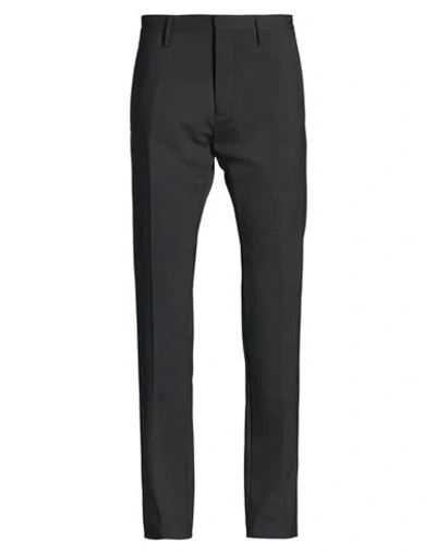 Dsquared2 Man Pants Charcoal Size 28 Virgin Wool, Elastane In Black