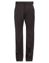 DSQUARED2 DSQUARED2 MAN PANTS CHOCOLATE BROWN SIZE 32 POLYESTER, VIRGIN WOOL
