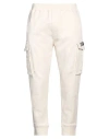 Dsquared2 Man Pants Cream Size M Cotton, Lyocell, Elastane In White
