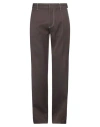 Dsquared2 Man Pants Dark Brown Size 36 Polyester, Virgin Wool In Brown
