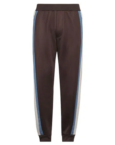 Dsquared2 Man Pants Dark Brown Size L Cotton, Polyester, Elastane