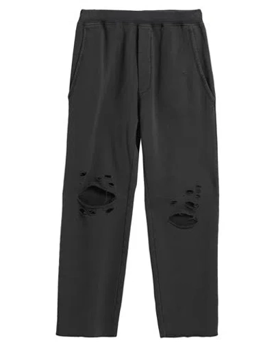 Dsquared2 Man Pants Dark Brown Size M Cotton, Elastane