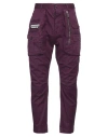 Dsquared2 Man Pants Plum Size 32 Cotton, Elastane In Purple