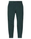 Dsquared2 Man Pants Deep Teal Size 32 Cotton, Elastane In Green