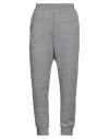 Dsquared2 Man Pants Grey Size L Cotton, Elastane In Grey