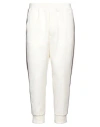 Dsquared2 Man Pants Ivory Size 36 Polyester, Virgin Wool, Polyamide, Elastane In White