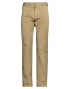 Dsquared2 Man Pants Khaki Size 32 Cotton, Elastane In Beige
