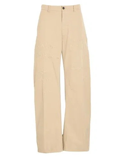 Dsquared2 Man Pants Khaki Size 34 Cotton In Pink
