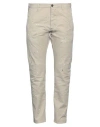 Dsquared2 Man Pants Light Grey Size 38 Cotton