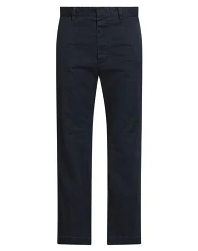 Dsquared2 Man Pants Midnight Blue Size 36 Cotton, Elastane In Black