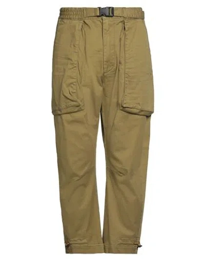 Dsquared2 Man Pants Military Green Size 34 Cotton, Elastane