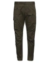 Dsquared2 Mens Green Sexy Slip-pocket Regular-fit Tapered-leg Stretch-cotton Trousers In Green