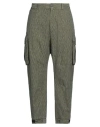 Dsquared2 Man Pants Military Green Size 38 Cotton In Green