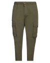 Dsquared2 Man Pants Military Green Size 36 Cotton, Elastane