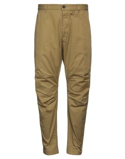 Dsquared2 Man Pants Khaki Size 40 Cotton, Elastane In Green