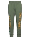 Dsquared2 Man Pants Military Green Size L Cotton, Elastane In Green