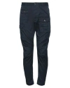 Dsquared2 Man Pants Navy Size 38 Cotton, Elastane In Navy Blue