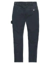 Dsquared2 Man Cropped Pants Navy Blue Size 32 Cotton