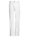 Dsquared2 Man Pants Off White Size 32 Cotton, Elastane