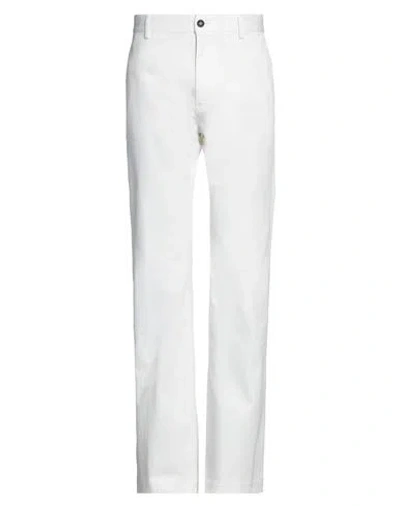 Dsquared2 Man Pants Off White Size 32 Cotton, Elastane
