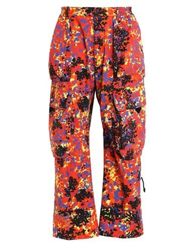 Dsquared2 Man Pants Orange Size 34 Cotton, Elastane