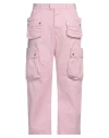 Dsquared2 Man Pants Pink Size 32 Cotton