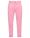 Dsquared2 Man Pants Pink Size 32 Cotton, Elastane