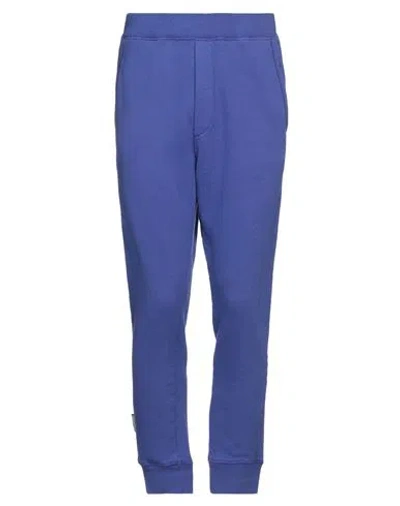 Dsquared2 Man Pants Purple Size M Cotton, Elastane