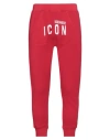 Dsquared2 Cropped Icon-print Track Pants In Red