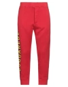 Dsquared2 Man Pants Red Size Xs Cotton, Elastane In Red