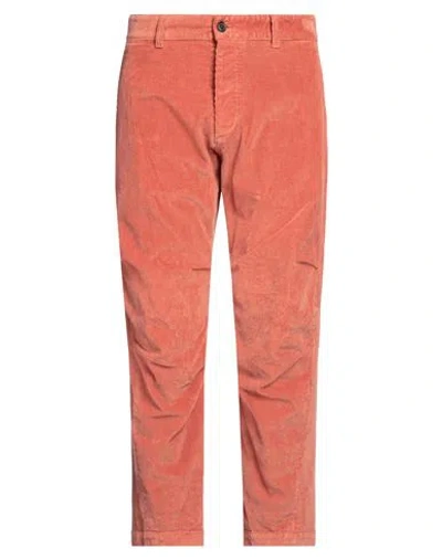Dsquared2 Man Pants Rust Size 32 Cotton, Elastane In Red