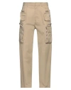 Dsquared2 Man Pants Sand Size 32 Cotton In Neutral