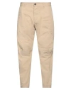 Dsquared2 Man Pants Sand Size 32 Cotton In Beige
