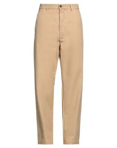 Dsquared2 Man Pants Sand Size 36 Cotton In Beige