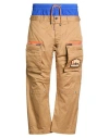 Dsquared2 Man Pants Sand Size 38 Cotton, Elastane In Brown
