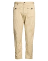 Dsquared2 Man Pants Sand Size 40 Cotton, Elastane In Neutral
