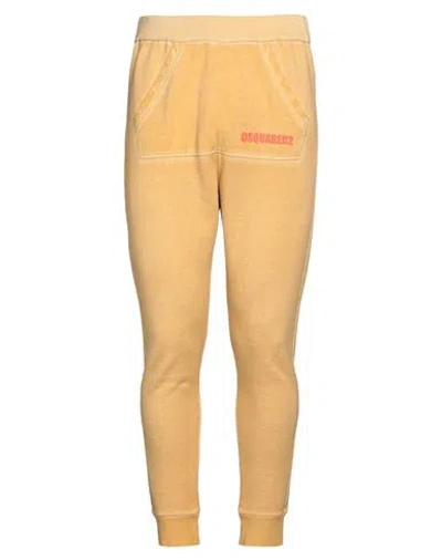 Dsquared2 Man Pants Sand Size M Cotton, Elastane In Beige