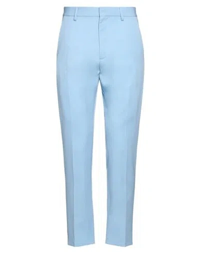 DSQUARED2 DSQUARED2 MAN PANTS SKY BLUE SIZE 34 VIRGIN WOOL
