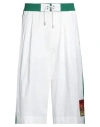 Dsquared2 Man Pants White Size 34 Cotton, Elastane