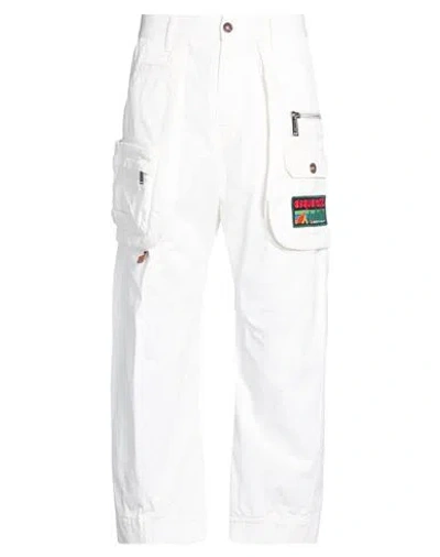 Dsquared2 Man Pants White Size 36 Cotton