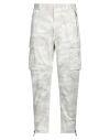 Dsquared2 Man Pants White Size 34 Cotton, Elastane In White