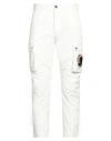 Dsquared2 Man Pants White Size 36 Cotton In White
