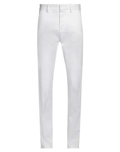 Dsquared2 Man Pants White Size 34 Cotton, Elastane