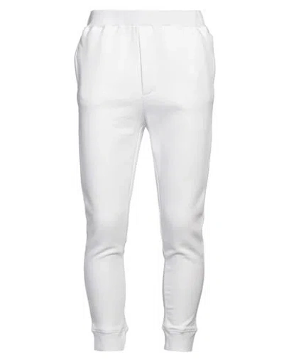 Dsquared2 Man Pants White Size L Cotton