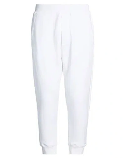 Dsquared2 Man Pants White Size L Cotton