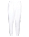 Dsquared2 Man Pants White Size M Cotton, Elastane