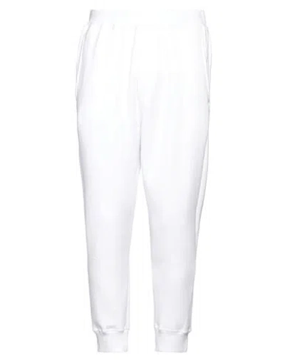 Dsquared2 Man Pants White Size M Cotton, Elastane