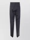 Dsquared2 Man Pleated Pant Back Pockets In Blue